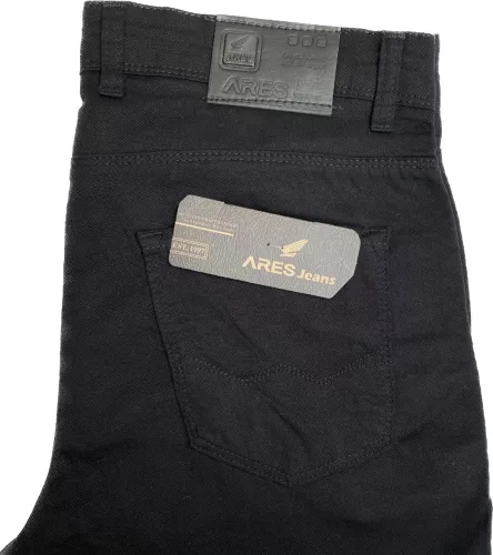 Fekete  comfort pamut Ares Nadrág Chino nadrág 33