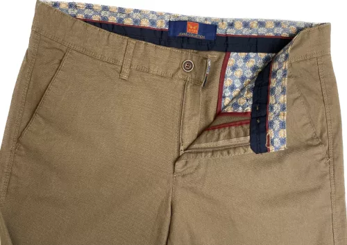 Barna  confort kevert szálas Ares Nadrág Chino nadrág 33