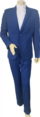 Kék  slim kevert szálas Zakó Dejan Kevert szálas 60