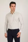 Bézs kockás semi bambusz Ares Bambusz 40
