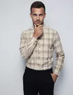 Sárga kockás slim pamut Ares Pamut 5XL
