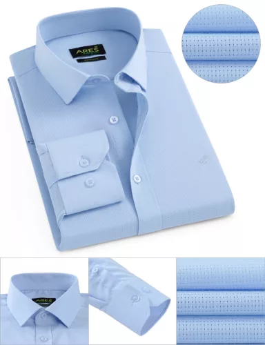 Világoskék  comfort bambusz Ares Sztreccses 46