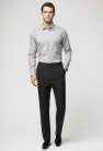 Ekrü apró karikás slim fit kevertszálas Newsmen Sztreccses S
