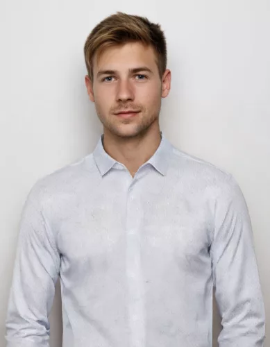 Fehér háromszögek slim fit pamut Newsmen Sztreccses 2XL