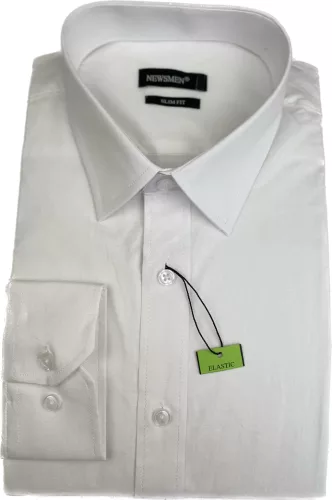 Fehér  slim bambusz Newsmen Sztreccses S