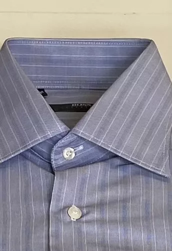 Kékesszürke csíkos hagyományos pamut Boss Pamut M