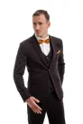 Barna  slim kevert szálas Zakó Dejan  Sztreccses 48