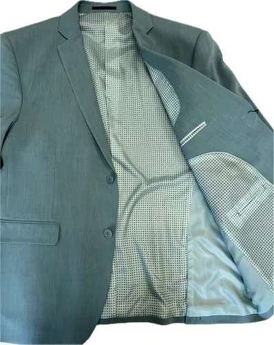Türkiz  slim kevert szálas Ares Kétrészes Sztreccses 64