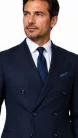 Sötétkék  slim kevert szálas Dejan Kétrészes Sztreccses 50