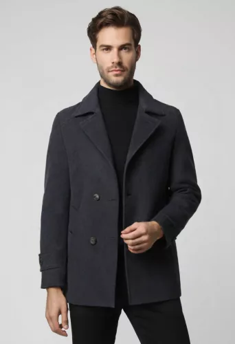 Fekete  slim gyapjú Dejan 80% gyapjú tartalmú 48