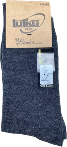 Sötétszürke   bambusz Bambusz Zokni 40-45