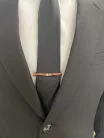 Bronz köves  fém Newsmen Nyakkendő tű Normál