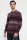 Vörös csíkos slim  Pulóver Pulóver 2XL