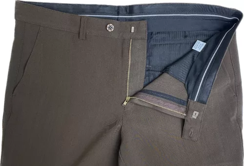 Barna  slim pamut Dejan Chino nadrág 54