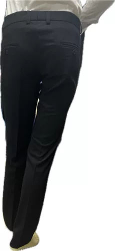 Fekete  slim kevert szálas Dejan Szövetnadrág 44