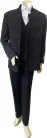 Fekete  hagyományos kevert szálas Bocskai Szövetnadrág 58