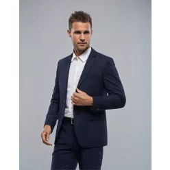 Sötétkék  slim kevert szálas Marco Renzo Kevert szálas