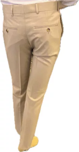Bézs  slim kevert szálas Falcon's Szövetnadrág