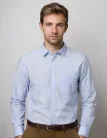 Fehér apró pöttyös normál fit pamut Newsmen Sztreccses