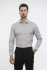 Ekrü apró karikás slim fit kevertszálas Newsmen Sztreccses