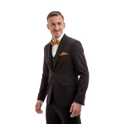Barna  slim kevert szálas Zakó Dejan  Sztreccses