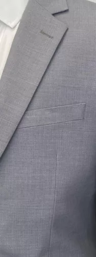 Világosszürke  slim kevert szálas Ares Kétrészes Sztreccses