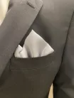 Világosszürke   poliészter Newsmen Díszkendő